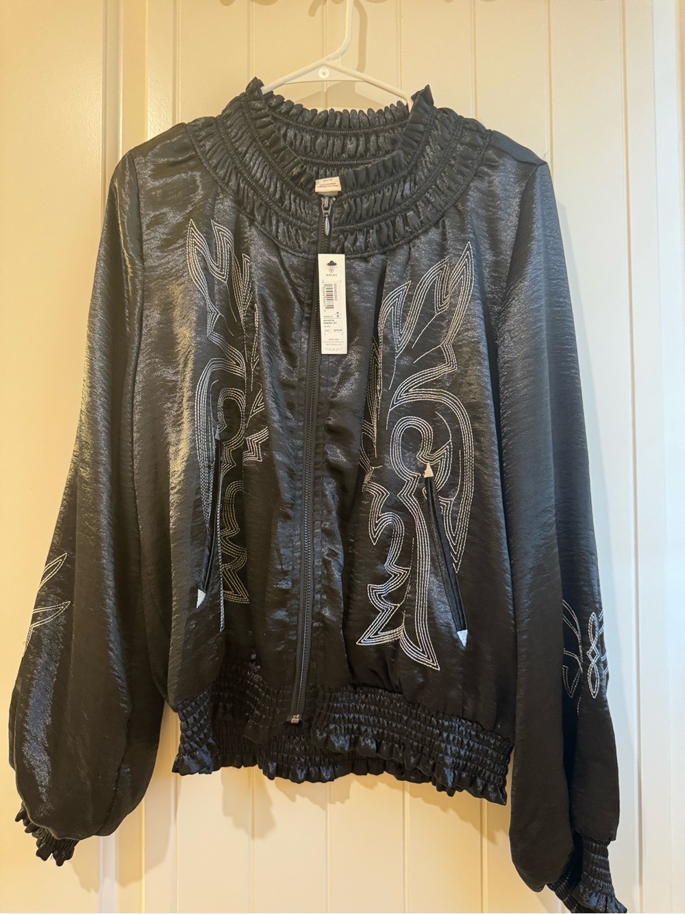 Ariat Black Embroidered Shirt/Jacket - Women